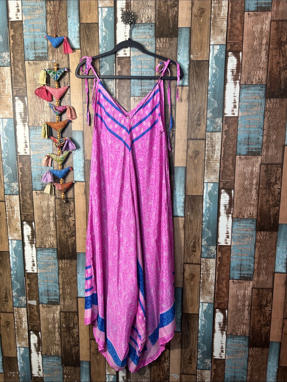 Baizaar handmade apparel silk jumper with tie sleeves
